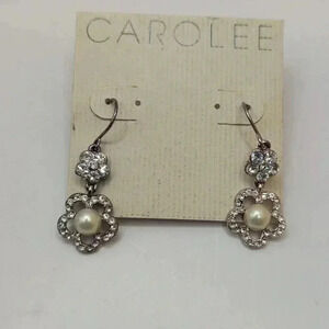 Carolee floral motif earrings